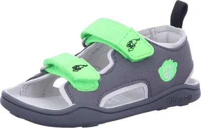 Produktbild von Affenzahn Airy Panther Kinderschuhe Burschen Sandalen Grau Freizeit, Schuhgröße:27 EU