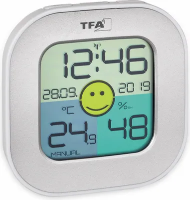Image de TFA-Dostmann FUN Indoor Hygromètre électronique argent (30.5050.54)