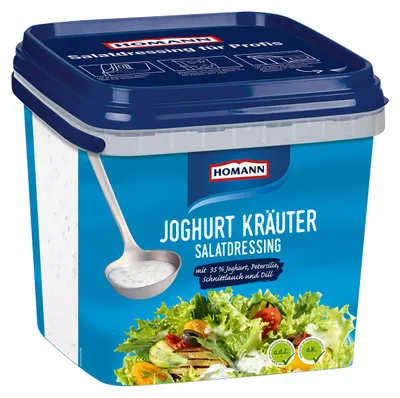 Zdjęcie produktu dla Homann jogurtowy dressing ziołowy z drobnymi ziołami 4000ml