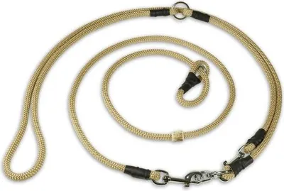 Produktbild von Mystique Retrieverleine Umhängeleine Hunting Profi 8mm S - 275cm beige ohne Zugbegrenzung