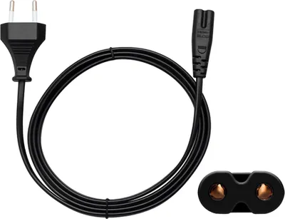 Obrázek produktu pro Napájecí kabel pro rádio (2pin) 1,5 m černý