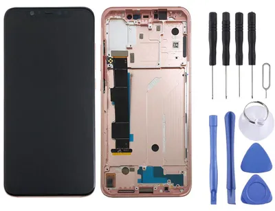 Immagine prodotto di Per Xiaomi Mi 8 Display LCD Touch completo con cornice di riparazione sostituzione rosa nuovo