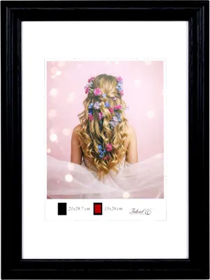 Produktbild von HR-22 Bilderrahmen Holz Rahmen quadratisch Fotorahmen Collage Wanddeko Poster - Farbe: Schwarz | Format: 30x40