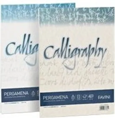 Produktbild von Favini Pergamena Calligraphy, Laser-/Inkjet-Druck, A4 (210x297 mm), 50 Blätter, 90 g/m², Cremefarben