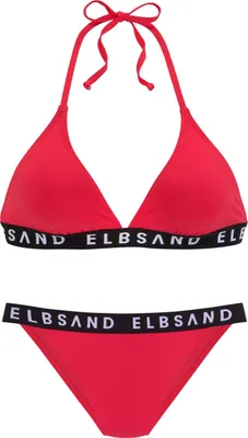 Produktbild von Elbsand Triangel-Bikini rot Größe 34 Cup C/D