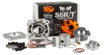 Zdjęcie produktu dla Zestaw cylindrów wyścigowych STAGE6 R/T aluminium D 47.6 70 ccm do Minarelli AM6