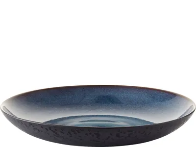 Produktbild von BITZ 821187, Servierschale, Steingut, Schwarz, Blau, Rund, 40 cm