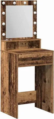 Obrázok produktu pre vidaXL Toaletný stolík s policou z regenerovaného dreva 50 x 41 x 135 cm materiál na báze dreva