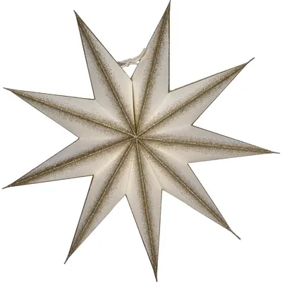 Produktbild von House Doctor Stern 9 POINT off-white champagner | Ø 30cm