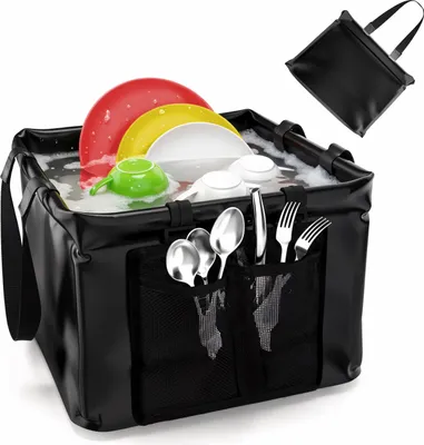 Produktbild von EVOCAMP faltbare Spülschüssel 20L, wasserdicht Faltschüssel Camping - faltbare Camping Spüle