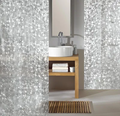 Immagine prodotto di Tenda da doccia trasparente Kleine Wolke Cristal, 180x200 cm