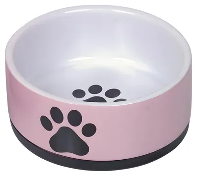Produktbild von Nobby Keramik Napf Paw pink, Maße: Ø 17 x 8 cm