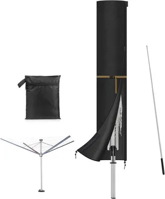 Immagine prodotto di Copertura protettiva per asciugatrice - Impermeabile - Adatta per uso esterno - 1 pezzo - 170 x 32 cm