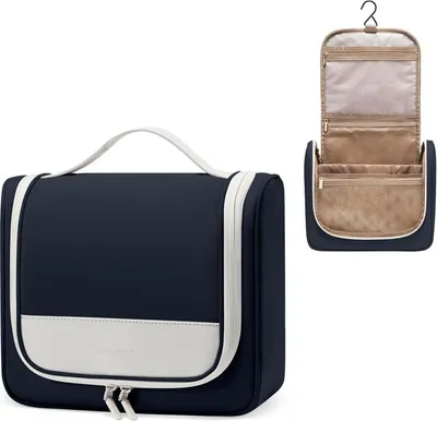 Produktbild von Kulturbeutel zum Aufhängen Wasserdicht Groß Waschtasche Kosmetiktasche Makeup