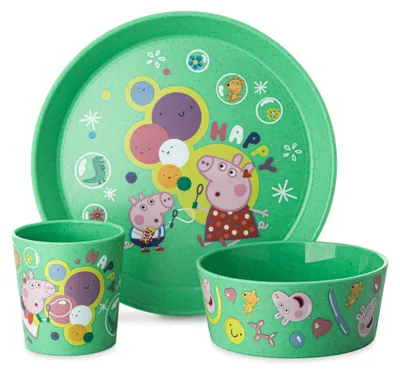 Image de Ensemble de vaisselle pour enfants, comprenant 3 pièces