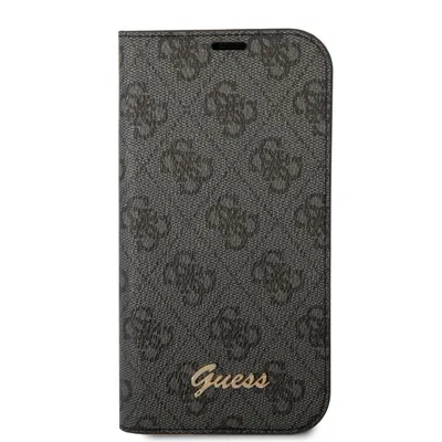 Produktbild von Guess 4G Logo Klapphülle für das Apple iPhone 14 Pro - Schwarz