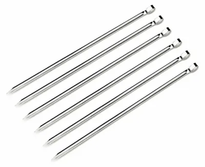 Image de Tramontina Set de brochettes pour barbecue 6 pièces longueur 40 cm
