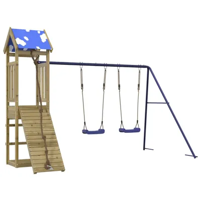 Image de Aire de jeux d'extérieur bois de pin imprégné