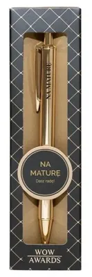 Obrázok produktu pre Propisovacia pera ako darček s nápisom "K maturitám" - Be-Happy Gifts