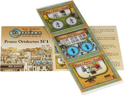 Produktbild von dlp-Games Orleans: PROMO Ortskarten Nr.1 (Mini-Erweiterung)