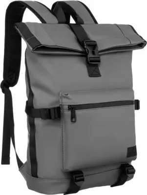 Produktbild von Peterson | Geräumiger City-Rucksack in Grau aus Polyester