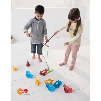 Produktbild von Weplay KF0008 Angelspiel Rock'n'Fish, mehrfarbig (1 Set)