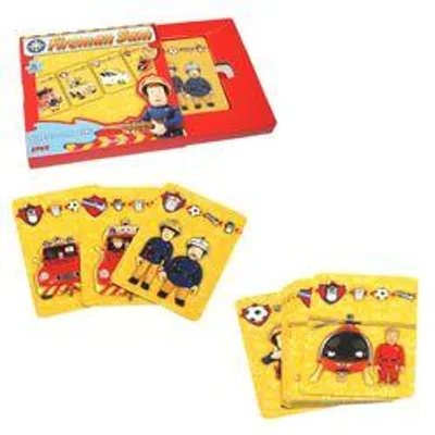 Produktbild von Kinder Quartett Kartenspiel | Feuerwehrmann Sam | 32 Karten