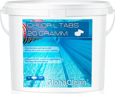 Produktbild von 5 kg Pool Chlor L Tabs 20g