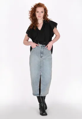 Image de Chemisier pour femme SAPORTA - noir, taille L