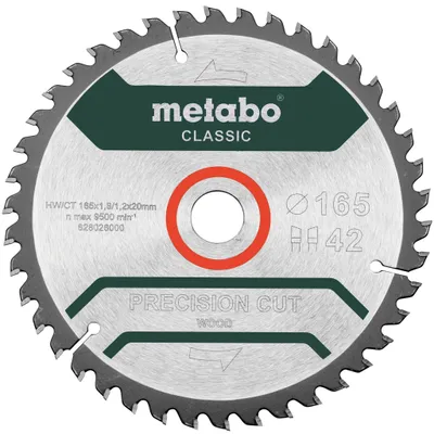 Image de Metabo Classic Precision Cut Wood - Kreissägeblatt - 165 mm - 42 Zähne (628026000)