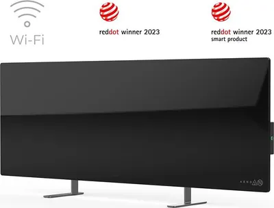 Zdjęcie produktu dla Aeno Gh2S Grzejnik Szklany 700W Podczerwień I Konwekcja App Czarny