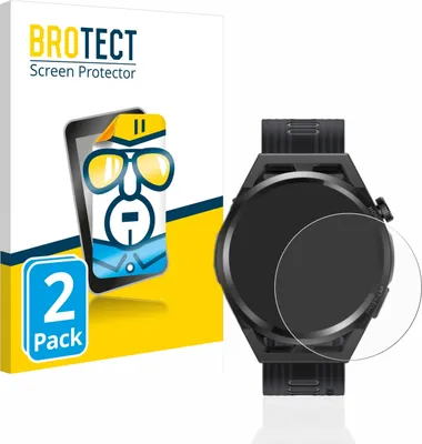 Produktbild von 2x Für Huawei Watch GT Runner Schutzfolie BROTECT Displayschutz Display Schutz Folie Klar Transparent