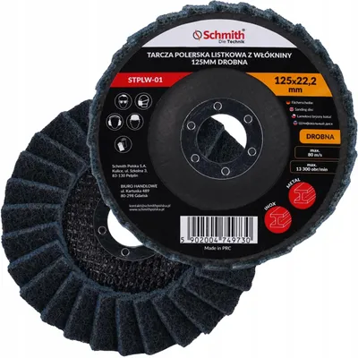 Imagen del producto de Schmith: Disco de lija de láminas finas, 125 mm, para el trabajo de metales