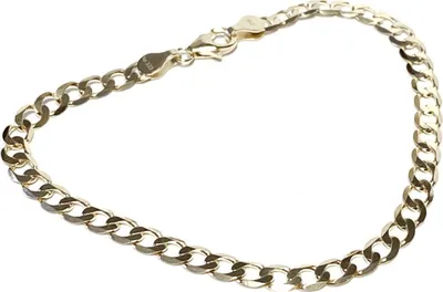 Produktbild von elegantes Armband in 333/- Gelbgold Panzerkette 21 cm