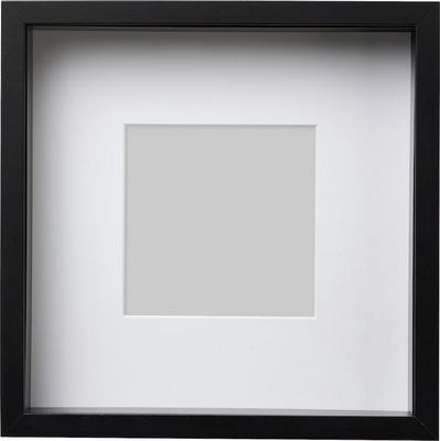 SANNAHED Ikea Passepartout Bilderrahmen, schwarz, 25x25 cm