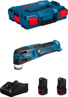 Immagine prodotto di Taglierina multipla BOSCH GOP 12V-28 (2 x 3,0 Ah + GAL12V-40 + L-Boxx 102)