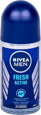 Produktbild von Nivea - Fresh Active Roll-On - Antitranspirant - 48 Stunden Wirkung - 50 ml - 1 Stück