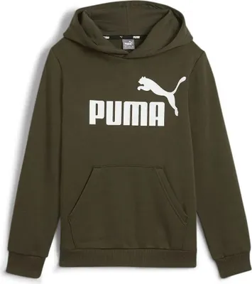 Immagine prodotto di Puma Ess Felpa con cappuccio con logo grande verde 5-6 anni Ragazzi verde 5-6 anni