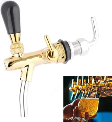 Produktbild von Bierzapfhahn Gute Luftdichtheit Einfacher Gebrauch Verstellbarer Edelstahl, Bierhahn für Bars Hotels Restaurants