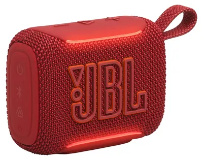 Produktbild von JBL Go 5, Ultraportabler Bluetooth‑Lautsprecher, Wasserdicht, Rot