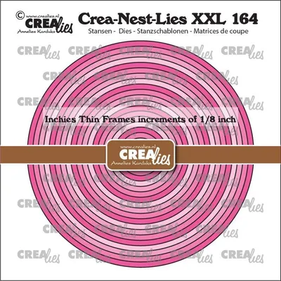 Produktbild von Crealies Crea-Nest-Lies XXL no. 164 Stanzschablone Inchies-Kreise