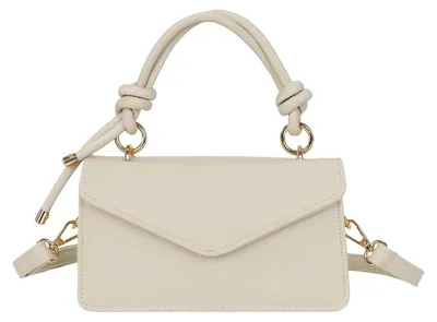 Produktbild von Gallantry, Abendtasche für Damen mit Knotengriff und verstellbarem Gurt, Beige