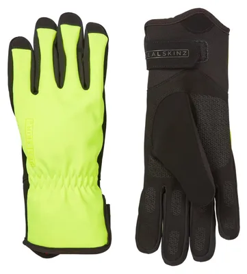Produktbild von SEALSKINZ Bodham Damen Fahrradhandschuh, wasserdicht, für jedes Wetter, Neongelb