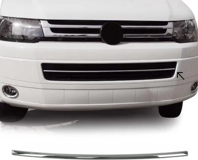 Image de Moulure de Grille de Calandre pour VW Transporter T5 2009-2015 Acier Chromé