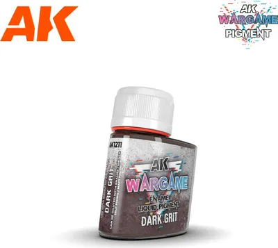 Zdjęcie produktu dla AK Interactive Liquid Pigments Dark Grit