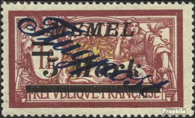 Produktbild von Briefmarken Memelgebiet 1922 Mi 81 gestempelt Flugpostsatz