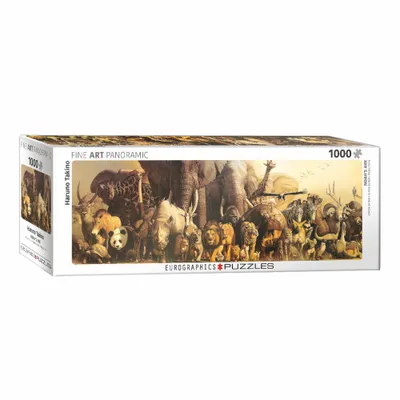 Produktbild von Eurographics 1000 Teile Panorama - Tiere der Arche Noah, Verschieden