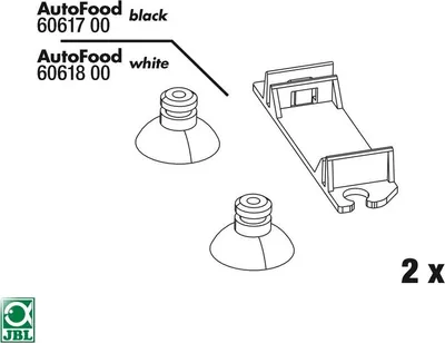 Produktbild von JBL AutoFood Black Sauger komplett (2 Sets)