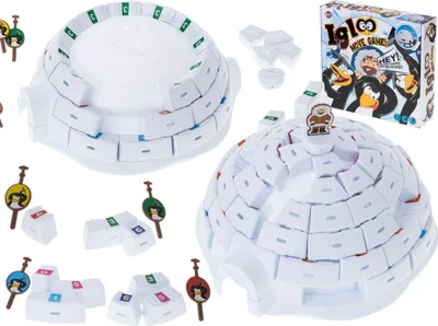 Produktbild von Geschicklichkeitsspiel Iglu-Pinguine bauen
