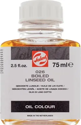 Image de Talens huile de lin bouillie 026 bouteille 75 ml